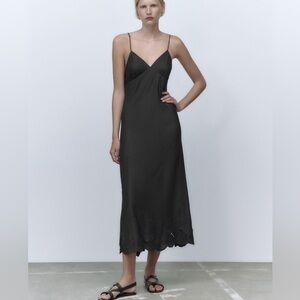 Zara Embroidered Dress